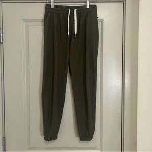 Vuori Olive Green Track Pants